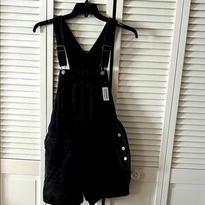 NWT Old Navy Black Denim Overalls